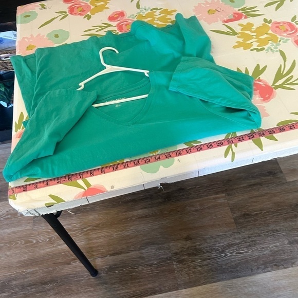 Woman Within Women's Plus Size Perfect Three-Quarter Sleeve
V-Neck Tee 18/20 - Picture 7 of 8